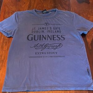 Guinness Men's Slate Blue Logo Tee